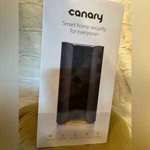 Canary Security Device. All in one security Camera, air monitor siren New in box